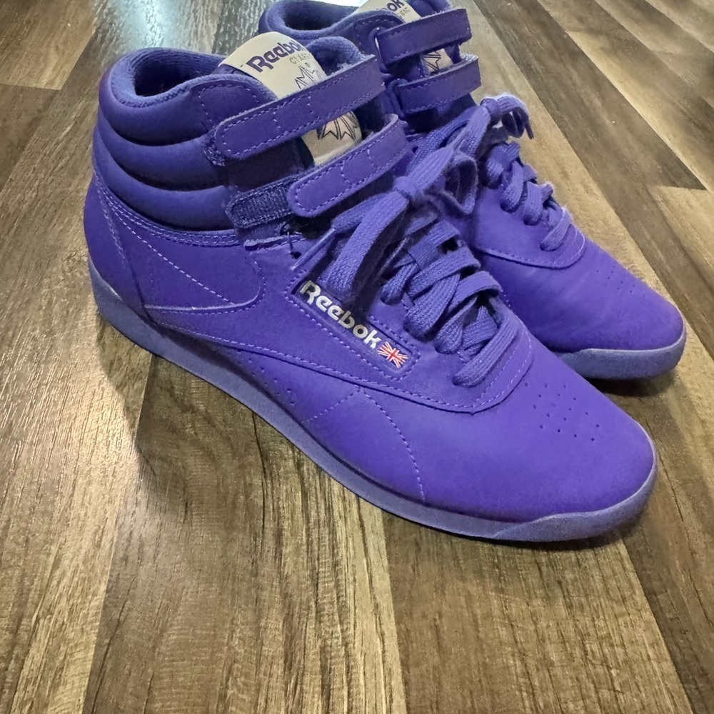 Reebok Classic Purple Sneakers